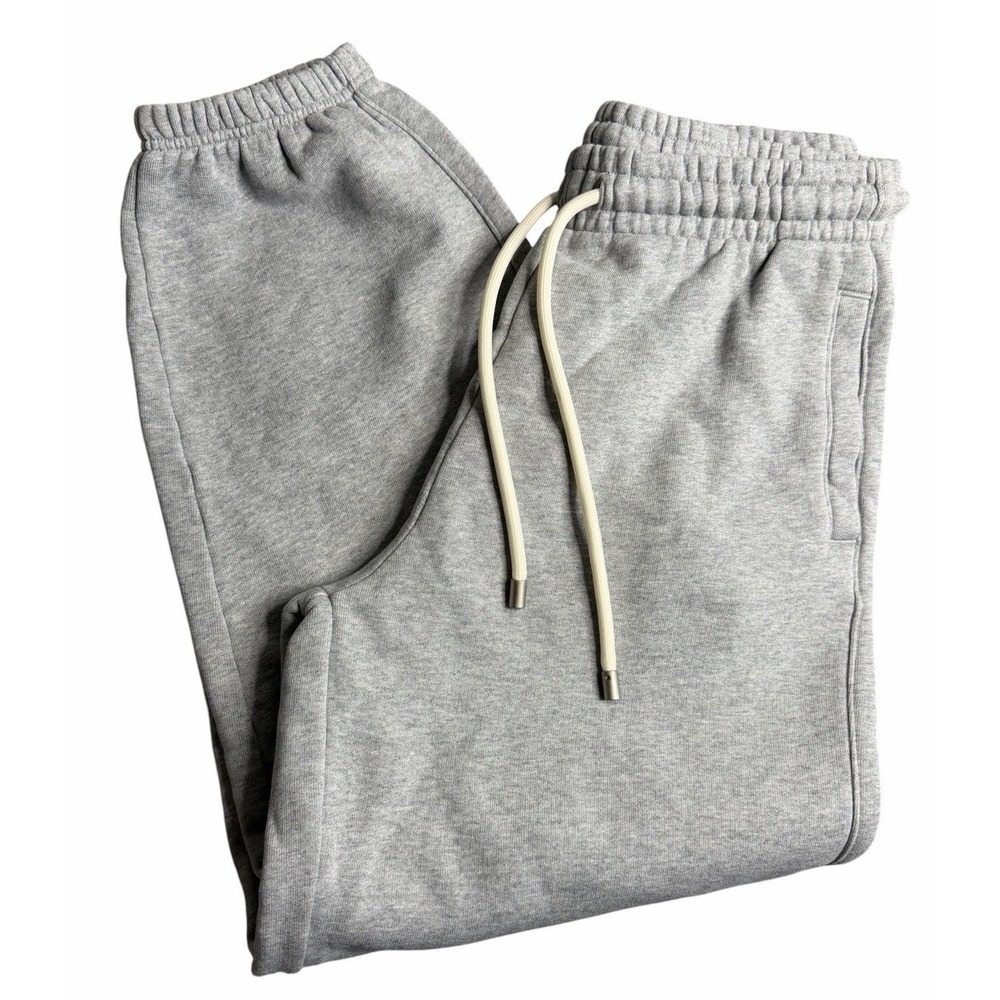 drew basics Sweatpants Men's Medium Gray‎ Fleece Jogger Drawstring Lounge